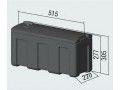 Bagagebox 510x220x272 scharnier korte zijde | Afbeelding 3 | Aanhangwagens XXL West-Brabant